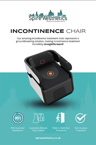 An image of Pelvic Floor Chair Therapy Southam and the benefits.