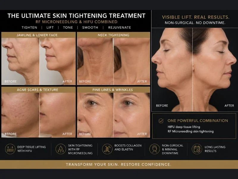 Results of combined treatment for the ultimate skin tightening treatment Southam